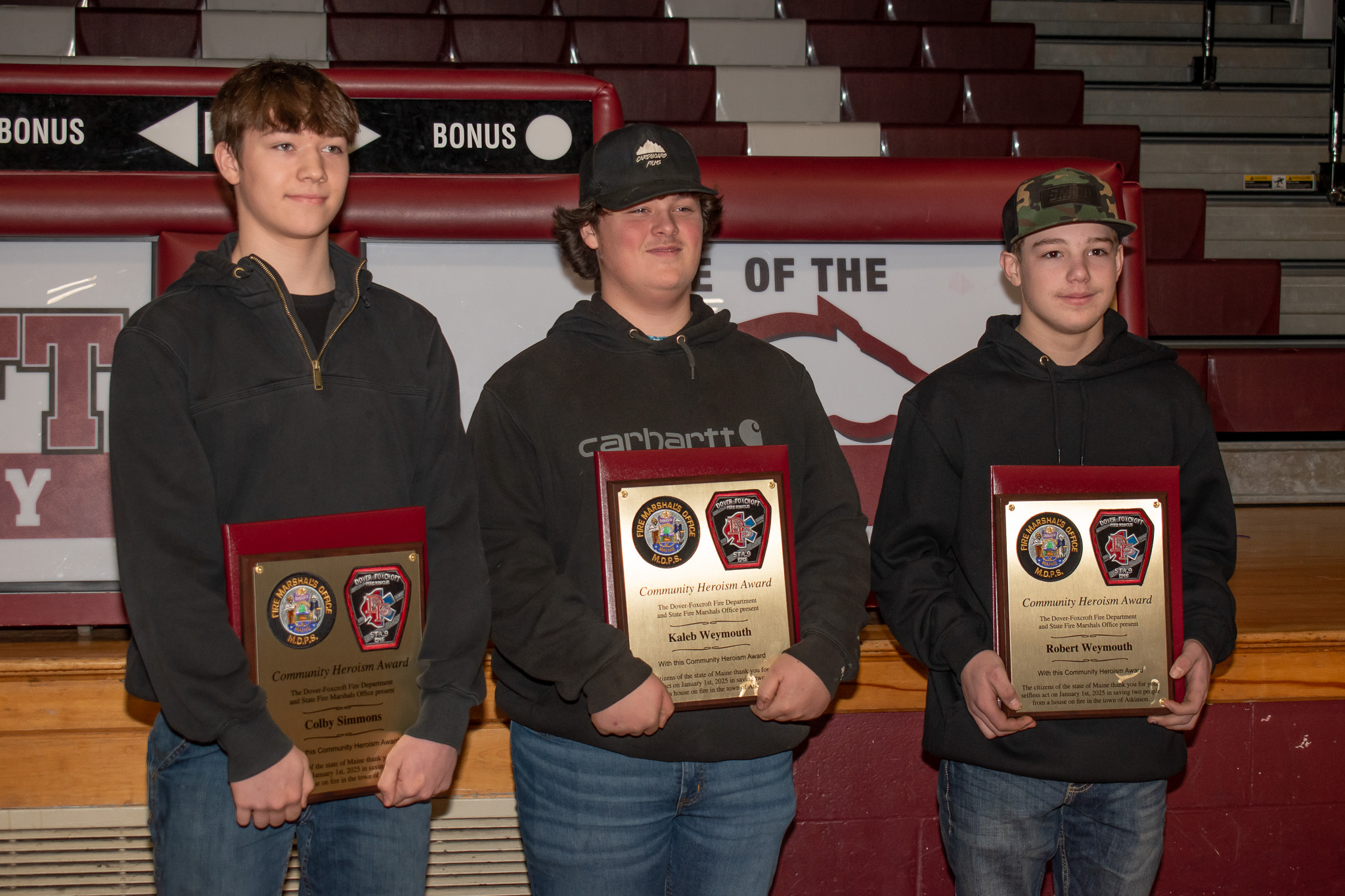Teens Honored for Rescuing People from Atkinson Fire