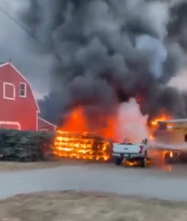 Buildings Saved in Large Kennebunkport Fire