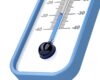 Close-up of mercury thermometer