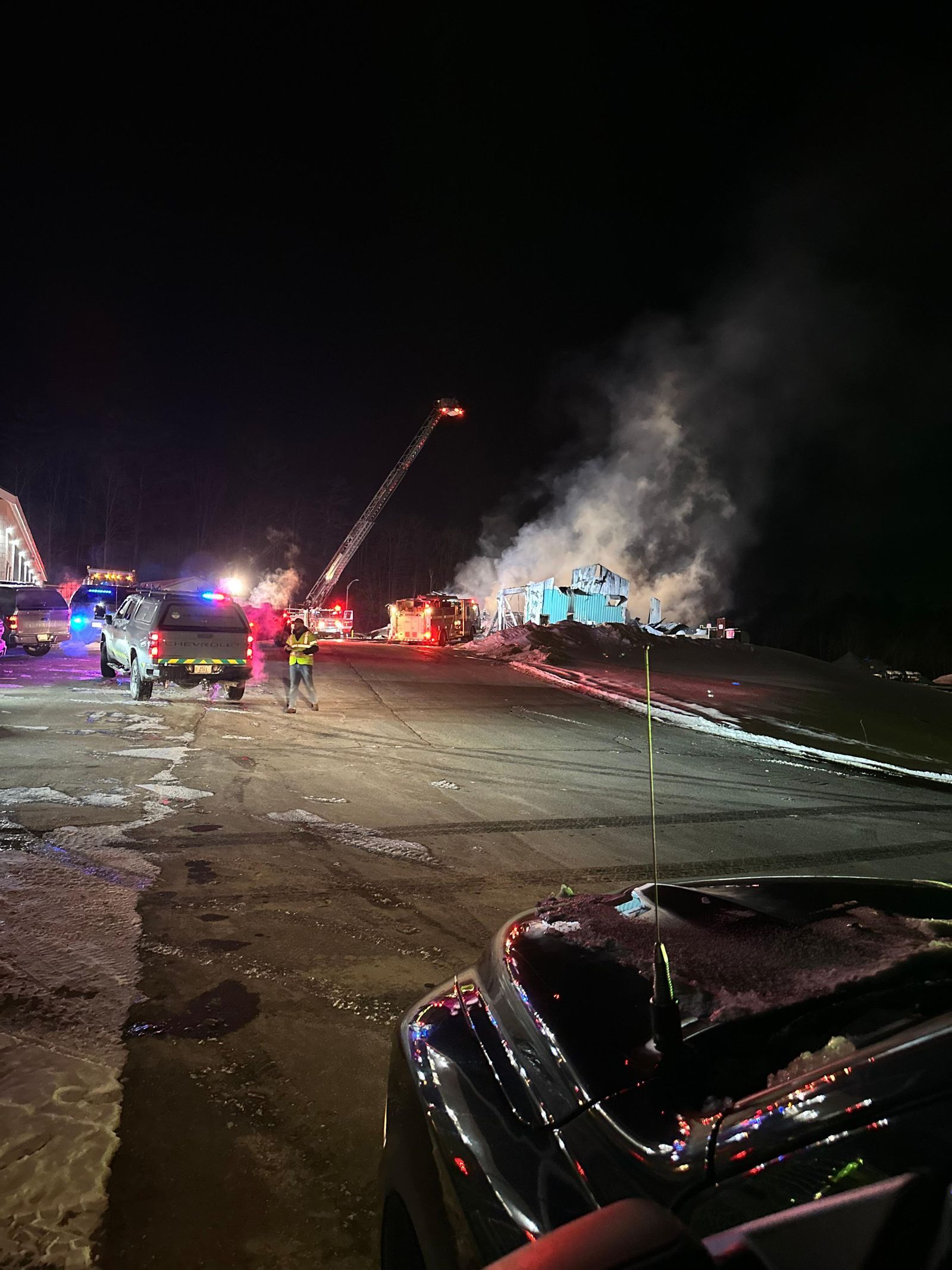 Main Turnpike Garage Fire Destroys Building, Vehicles