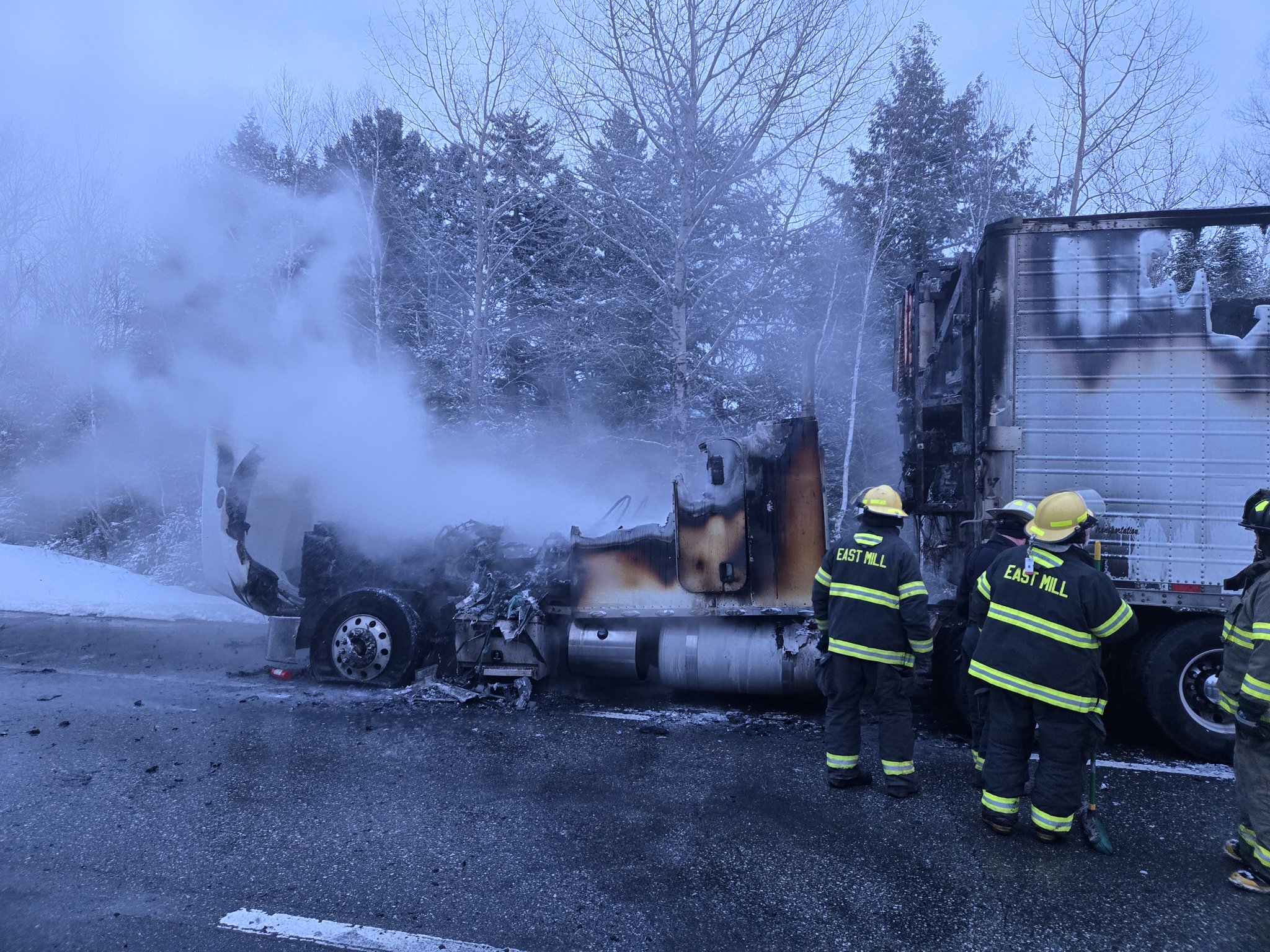 Another Fire on Maine Turnpike Disrupts Traffic