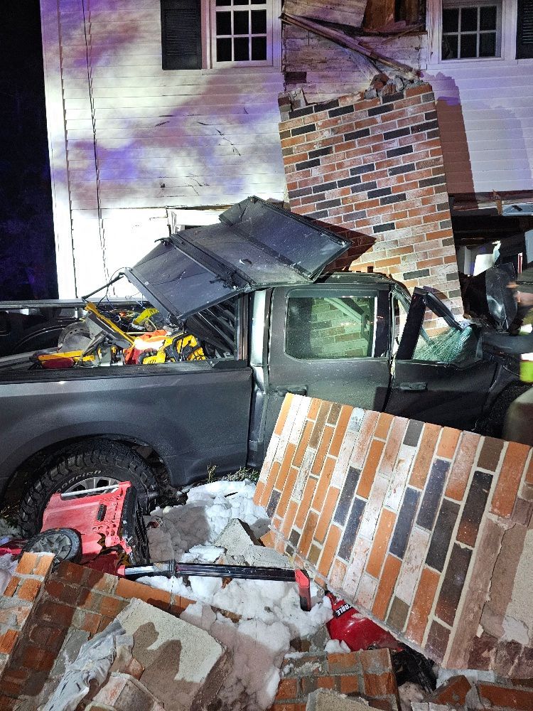 Massachusetts man hospitalized with life-threatening injuries after crashing truck into Sweden home