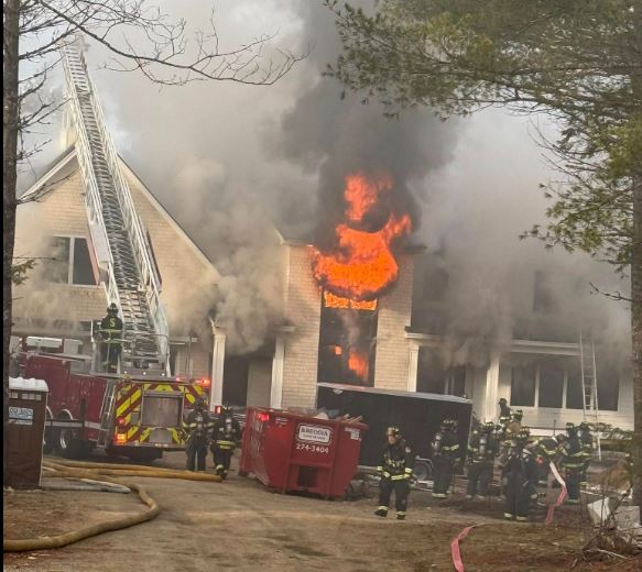 Gorham Fire Department Battle Scarborough House Fire
