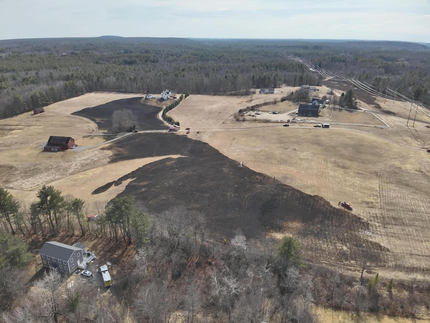 Almost 9 Acres Burned in South Berwick Grass Fire