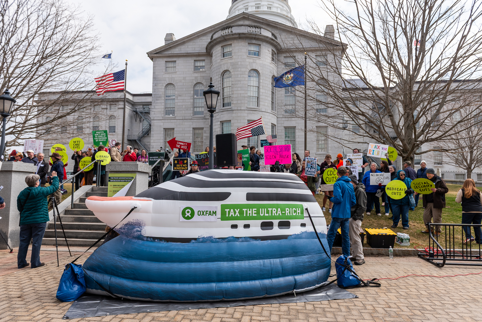Tax Group Rallies in Augusta Against Current Fed Policies