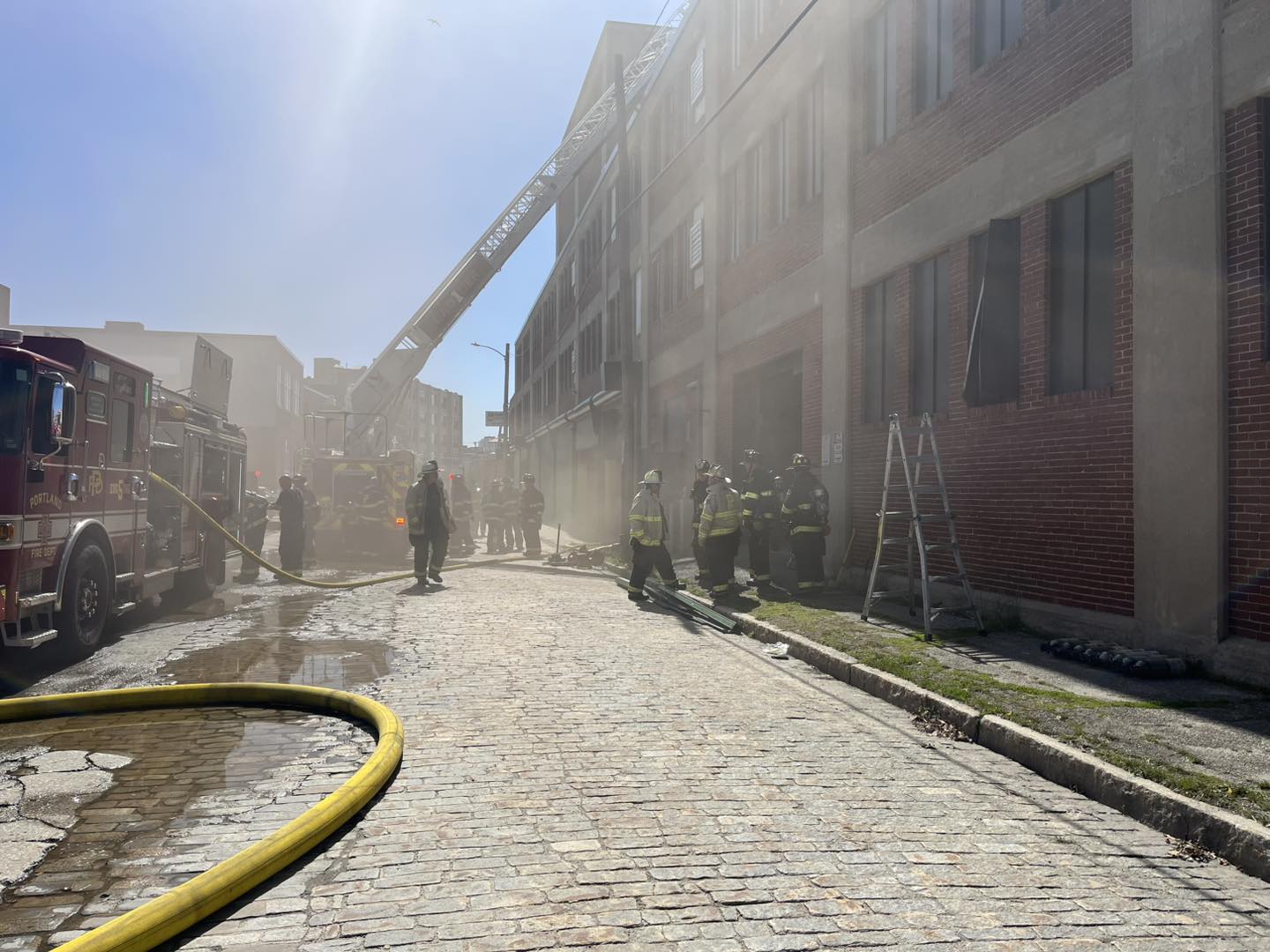 Firefighters Contain Fire in Portland Warehouse Area