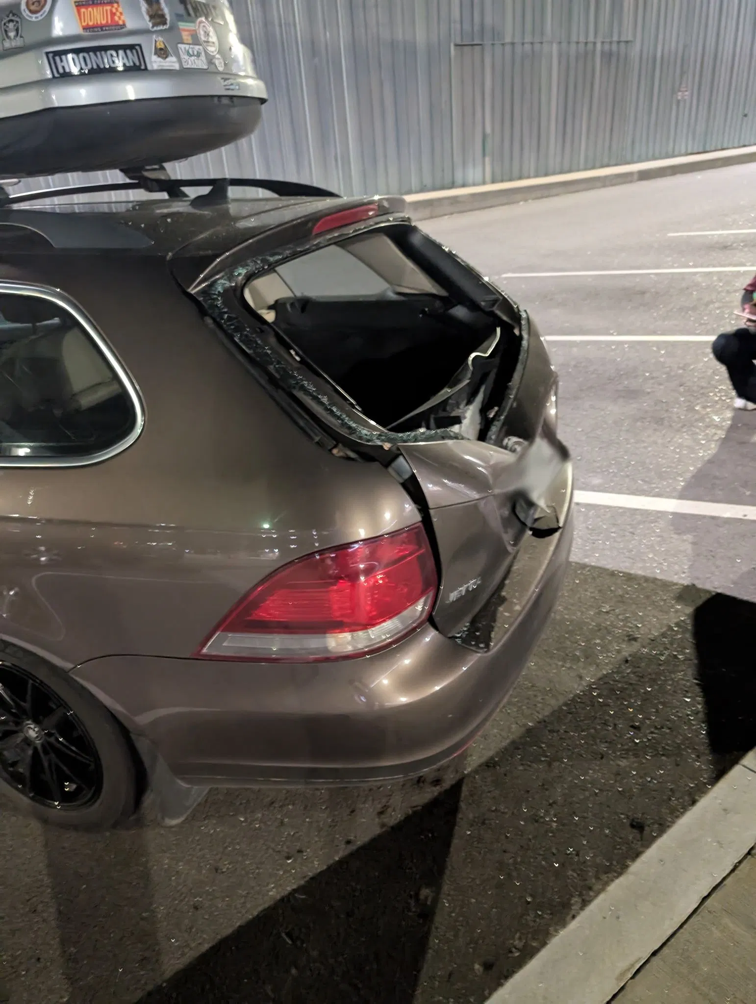 Investigators say object that damaged vehicle parked in Portland parking lot came from tugboat