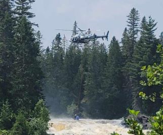 Paddlers Rescued From Allagash Falls by Helicopter