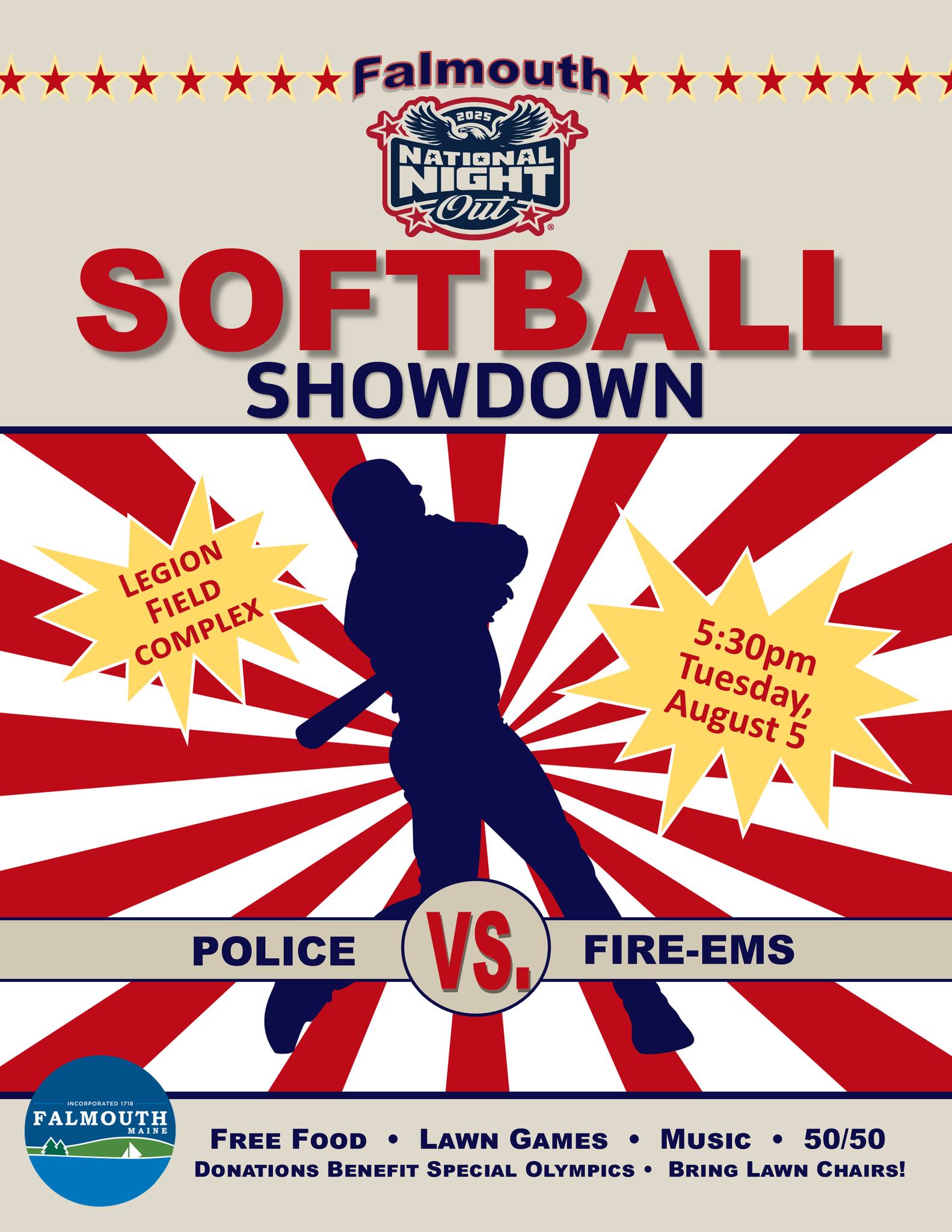 A Charitable Community Event: The Falmouth Softball Showdown