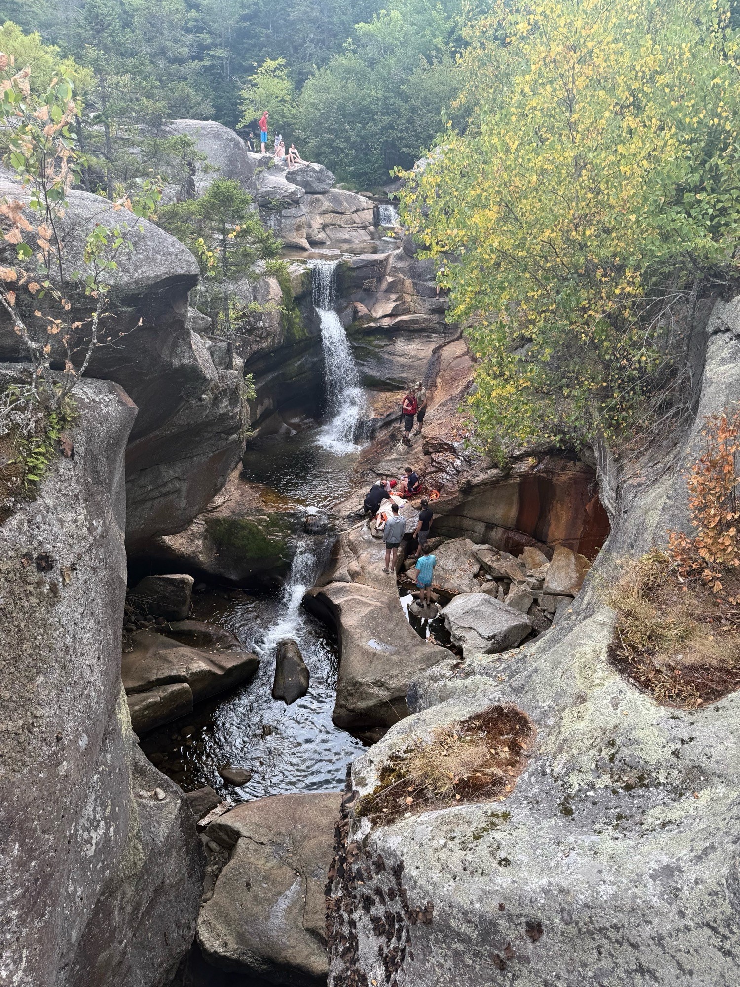 Man Rescued After Falling Off ledge at Water Fall in Oxford County
