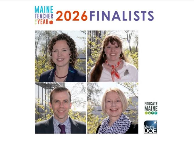 Four Finalists Named for Maine Teacher of the Year