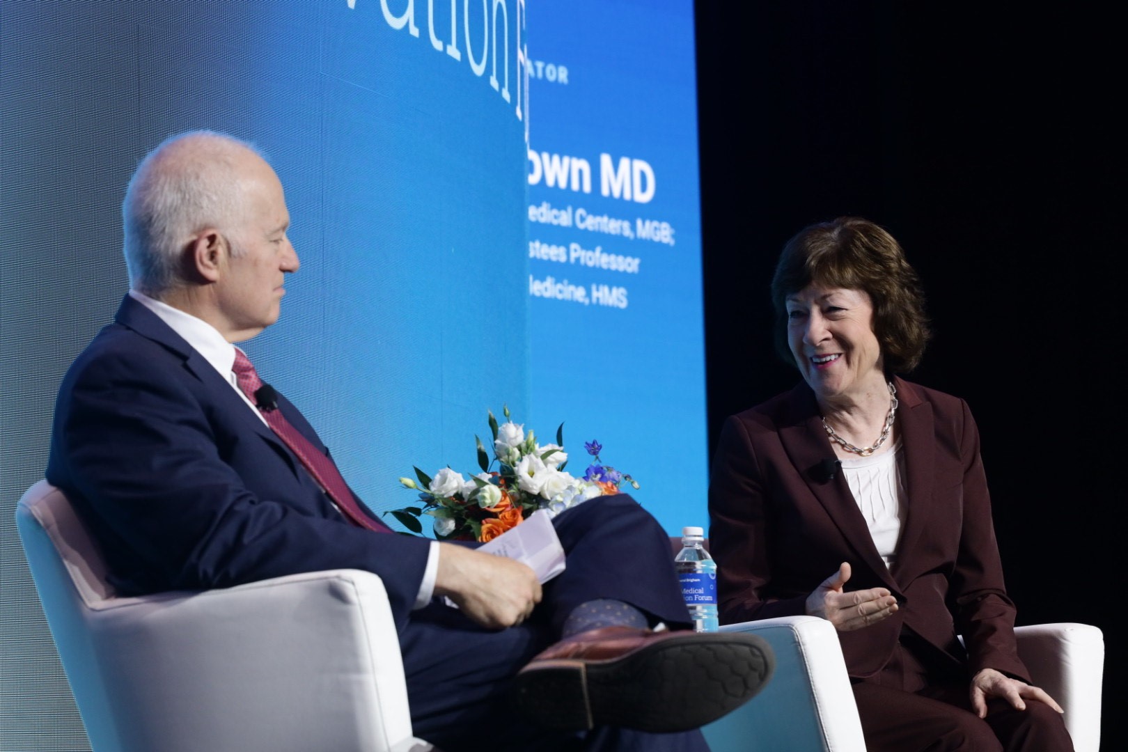 Sen. Collins Pushes for NIH Funding, Criticizes Medicaid Cuts in Appearance