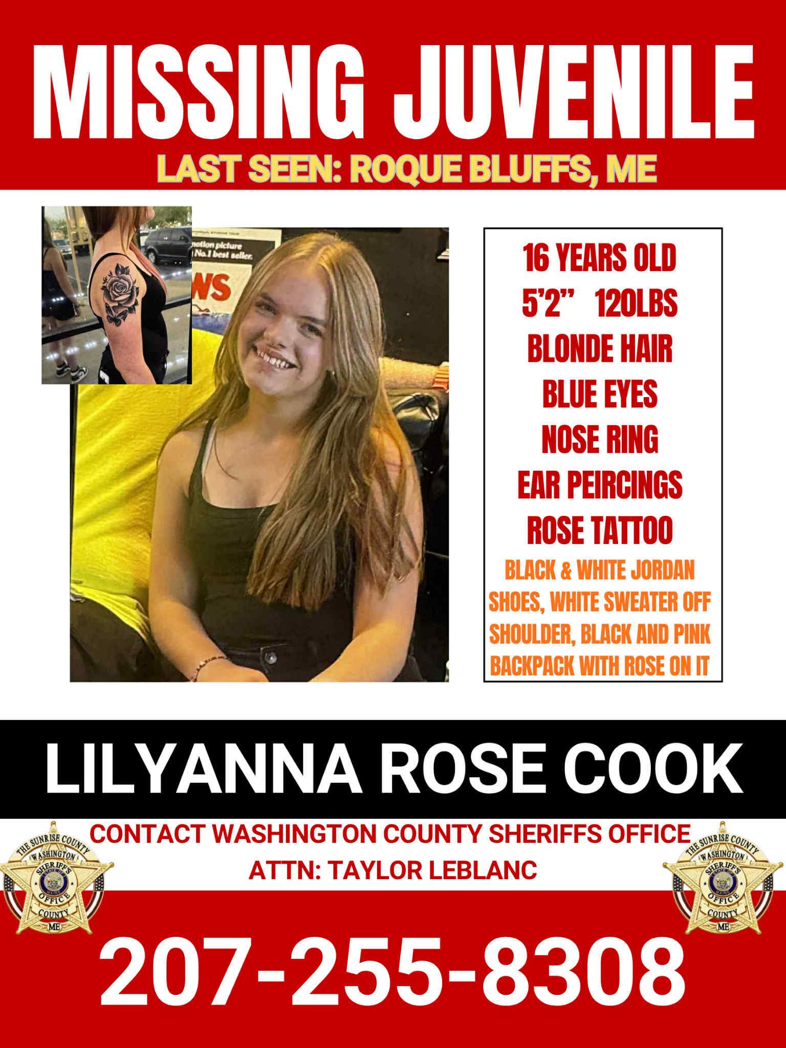 Police Looking for Missing Washington County Teen Police Looking for Missing Washington County Teen