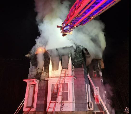 House Heavily Damaged in Somerset County Fire