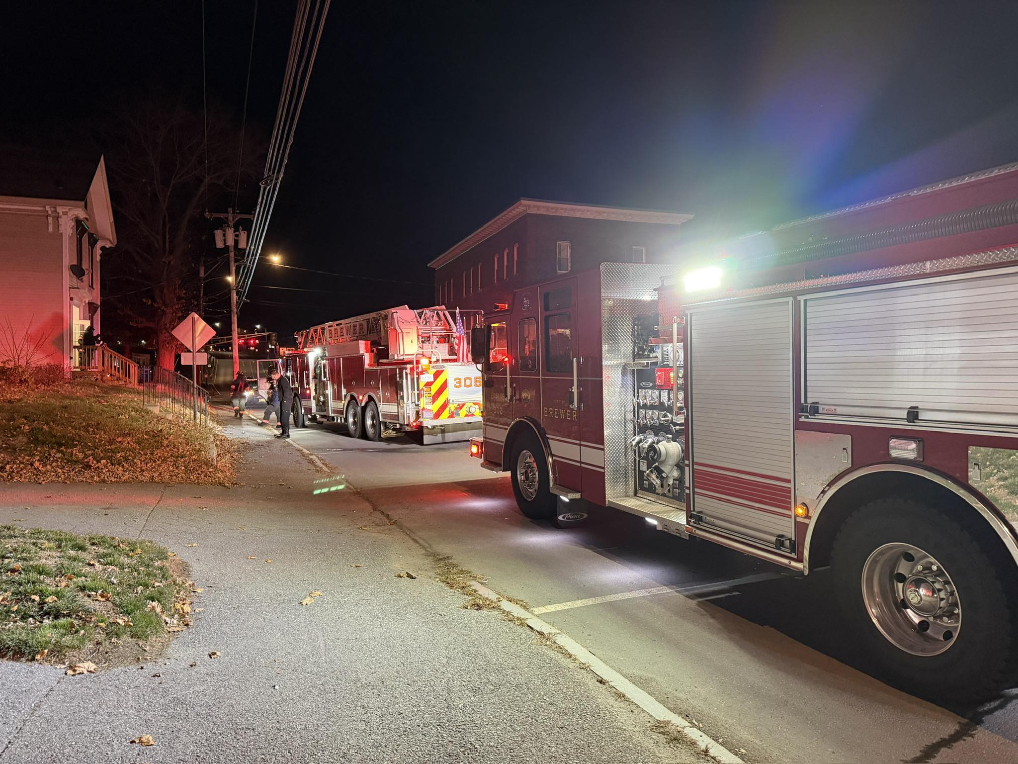 Brewer Firefighters Put Out Fires Caused by Burning Clothes