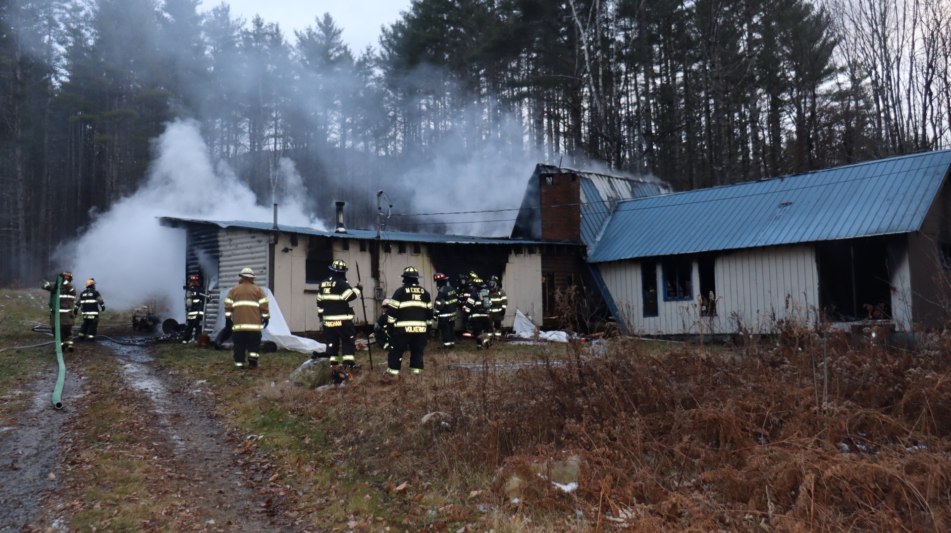 Fire Destroys Home North of Rumford Fire Destroys Home North of Rumford