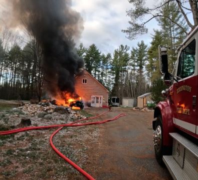 Vehicle Fire Put Out Next to Home in Penobscot County
