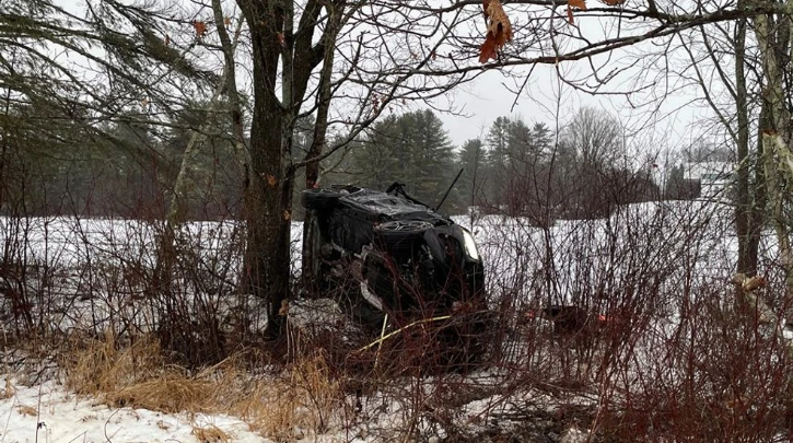 Four Hospitalized After Serious Rollover Crash in Buxton