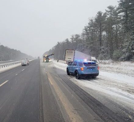 Maine Troopers Deal with Scores of Crashes in Tuesday Snowstorm