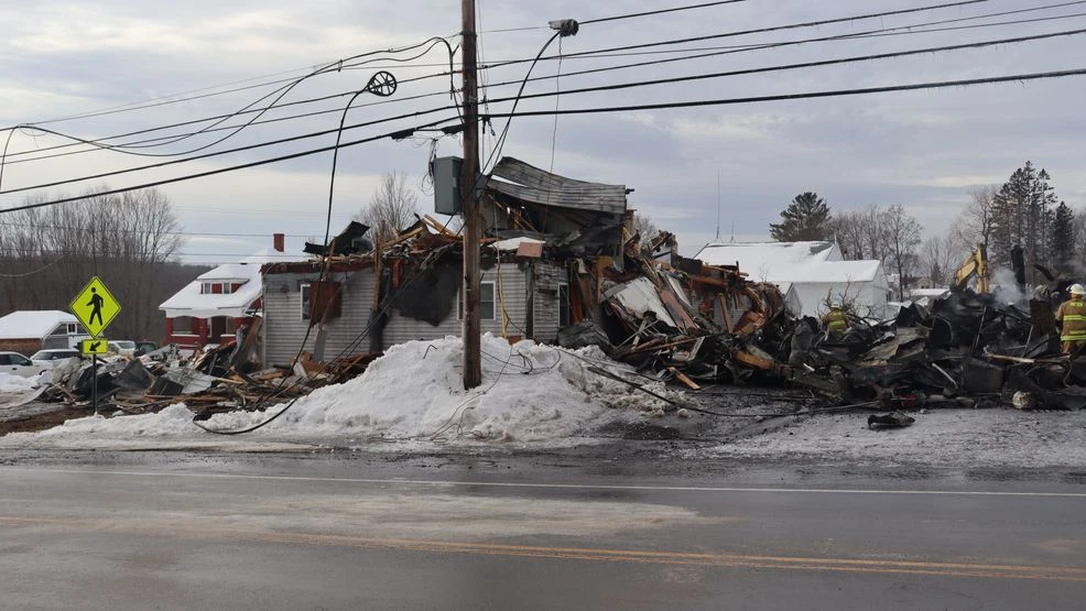Fire destroys local business, damages apartment building in Penobscot County Fire destroys local business, damages apartment building in Penobscot County