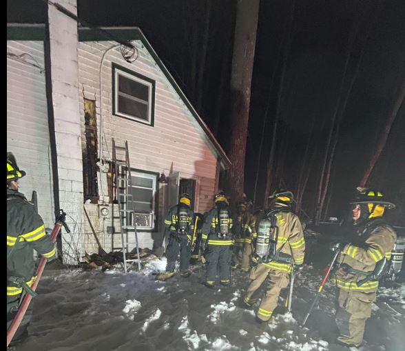 Overnight Sunday Fire Damages Windham Home