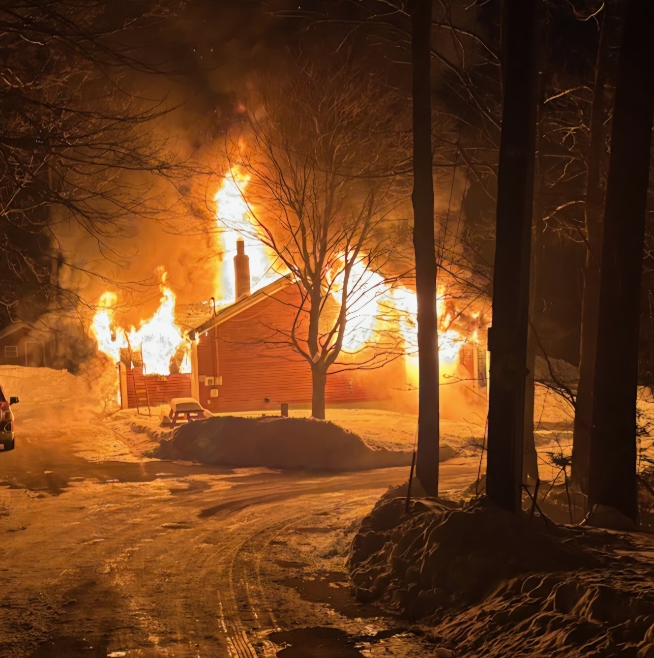 Crews Work More Than 8 Hours on Durham House Fire