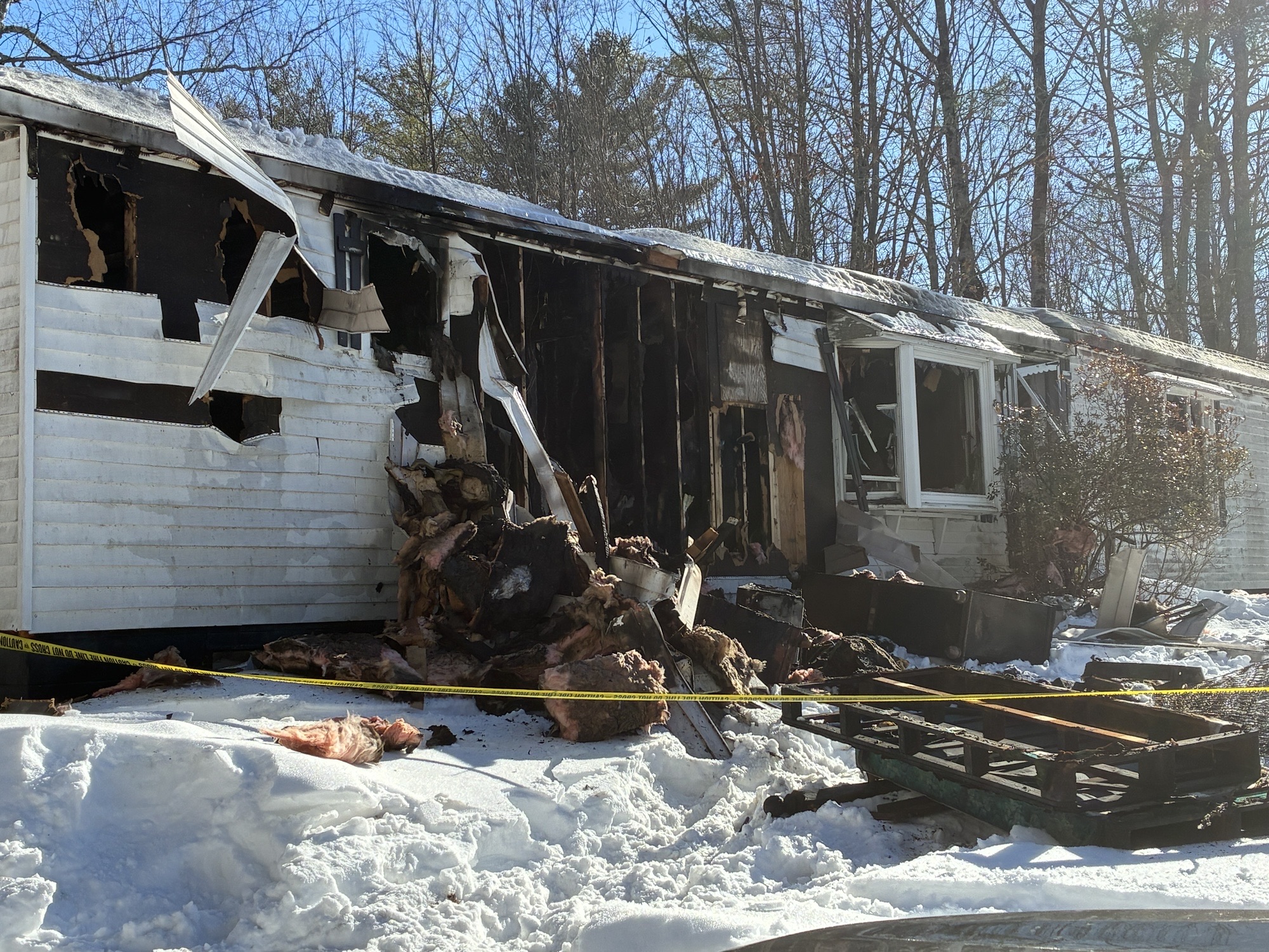 A Fire in the Town of Lisbon, Leaves Home a Total Loss.