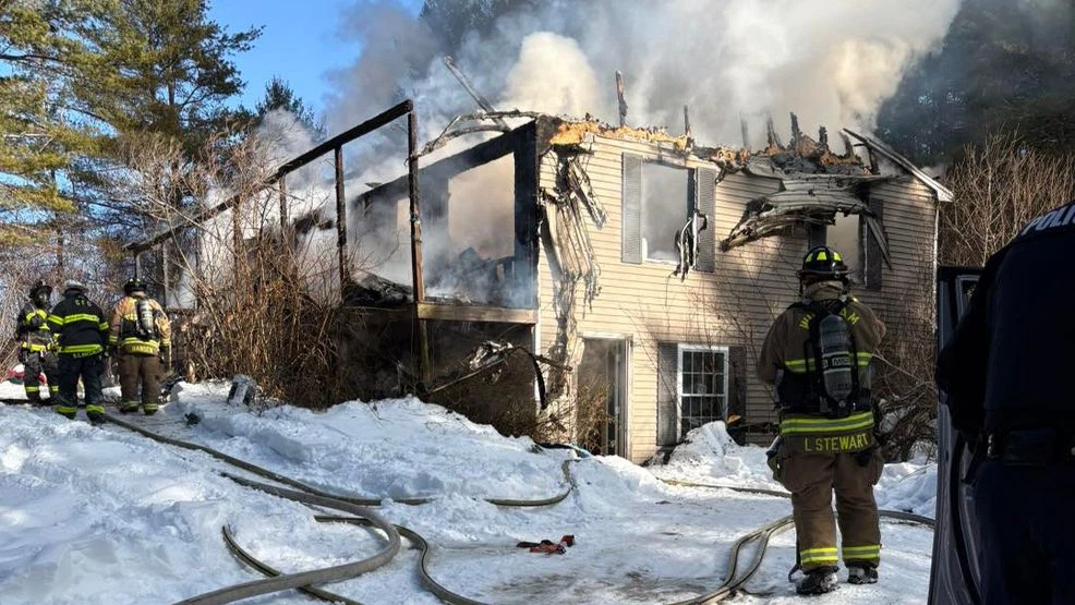 Firefighters rescue dog from Windham house fire that left 1 injured
