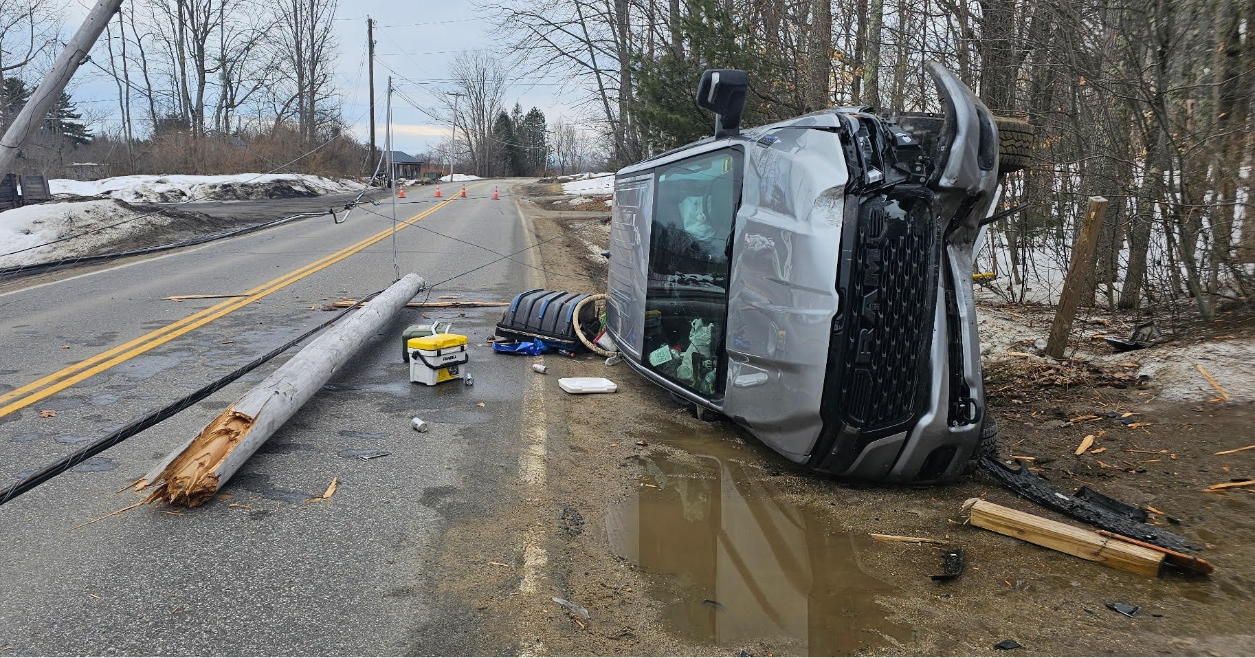 Deputies Say Alcohol, Speed Involved in Standish Crash