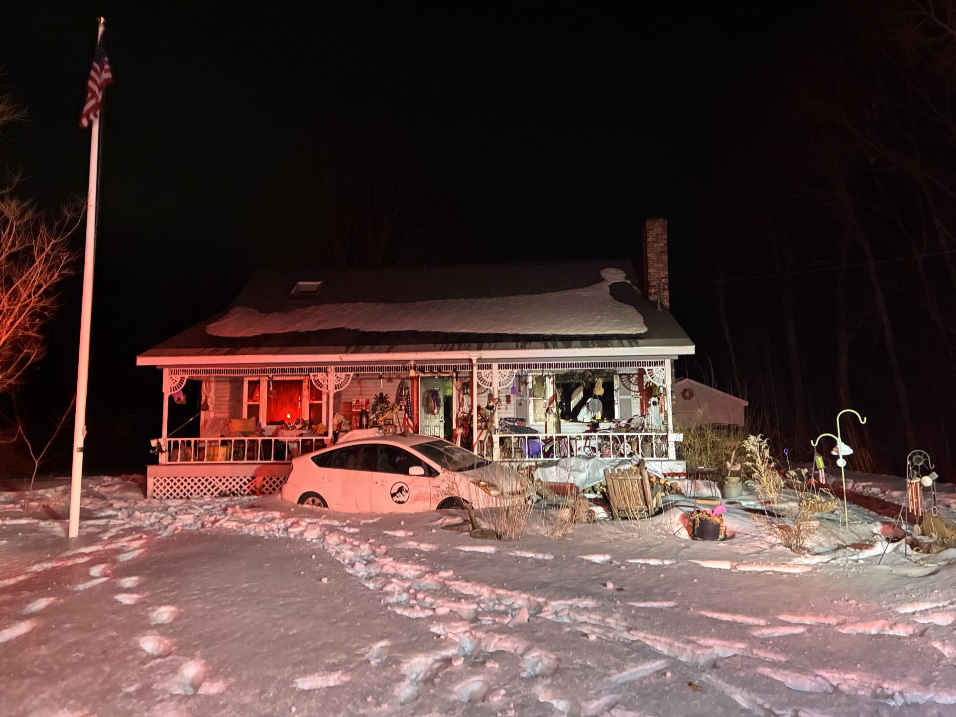 Woman Has Life Threatening Injuries from Waterville House Fire