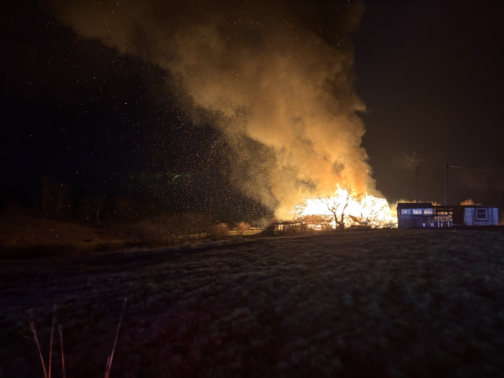 Barn in Arundel Destroyed in Large Nighttime Fire Barn in Arundel Destroyed in Large Nighttime Fire
