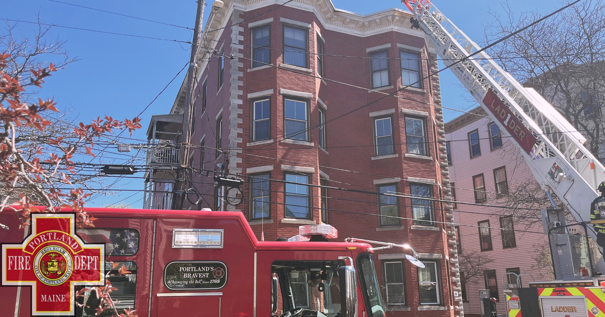 Portland Residential Building Fire Disrupts Munjoy Hill Neighborhood