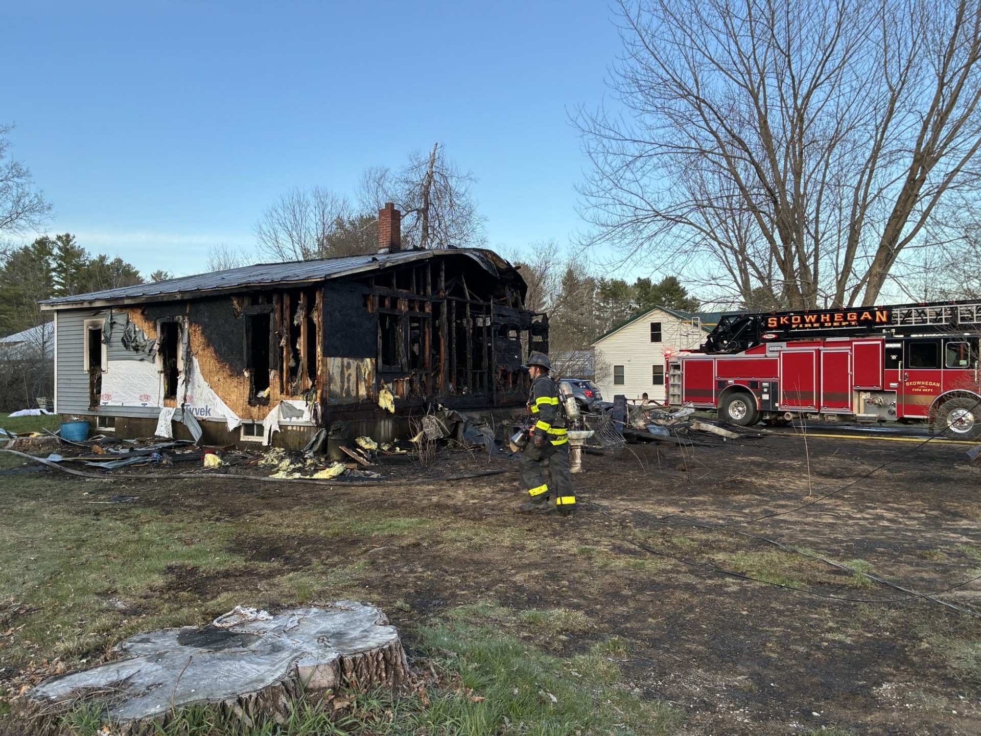 One Dead in Skowhegan House Fire
