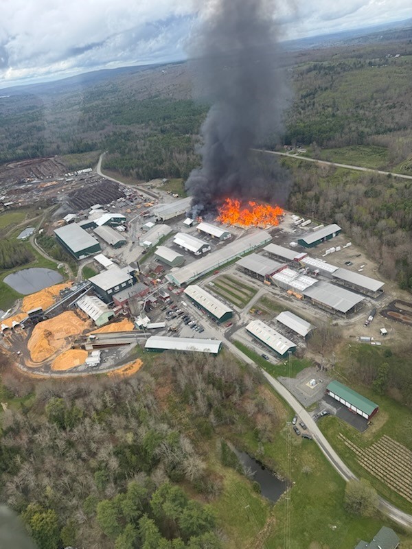 A Fatal Fire at a Mill in Robbins Lumber Kills a Firefighter and Leaves Many Injured