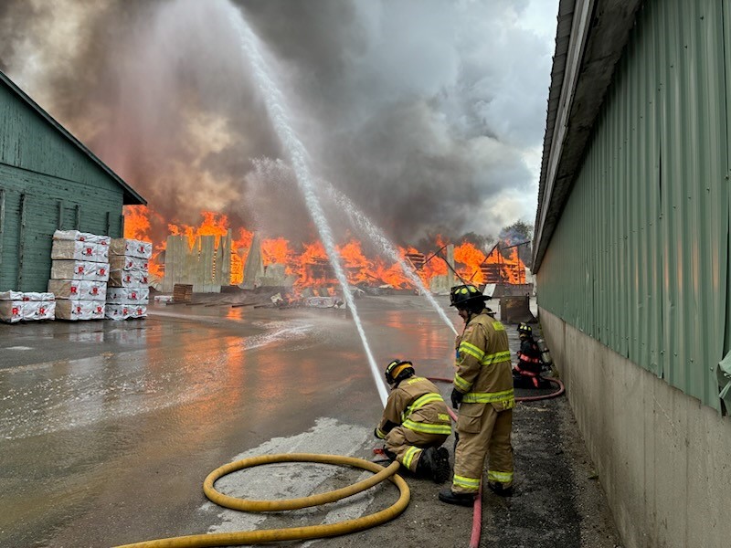 Searsmont Fire Explosion Picked Up by Radar