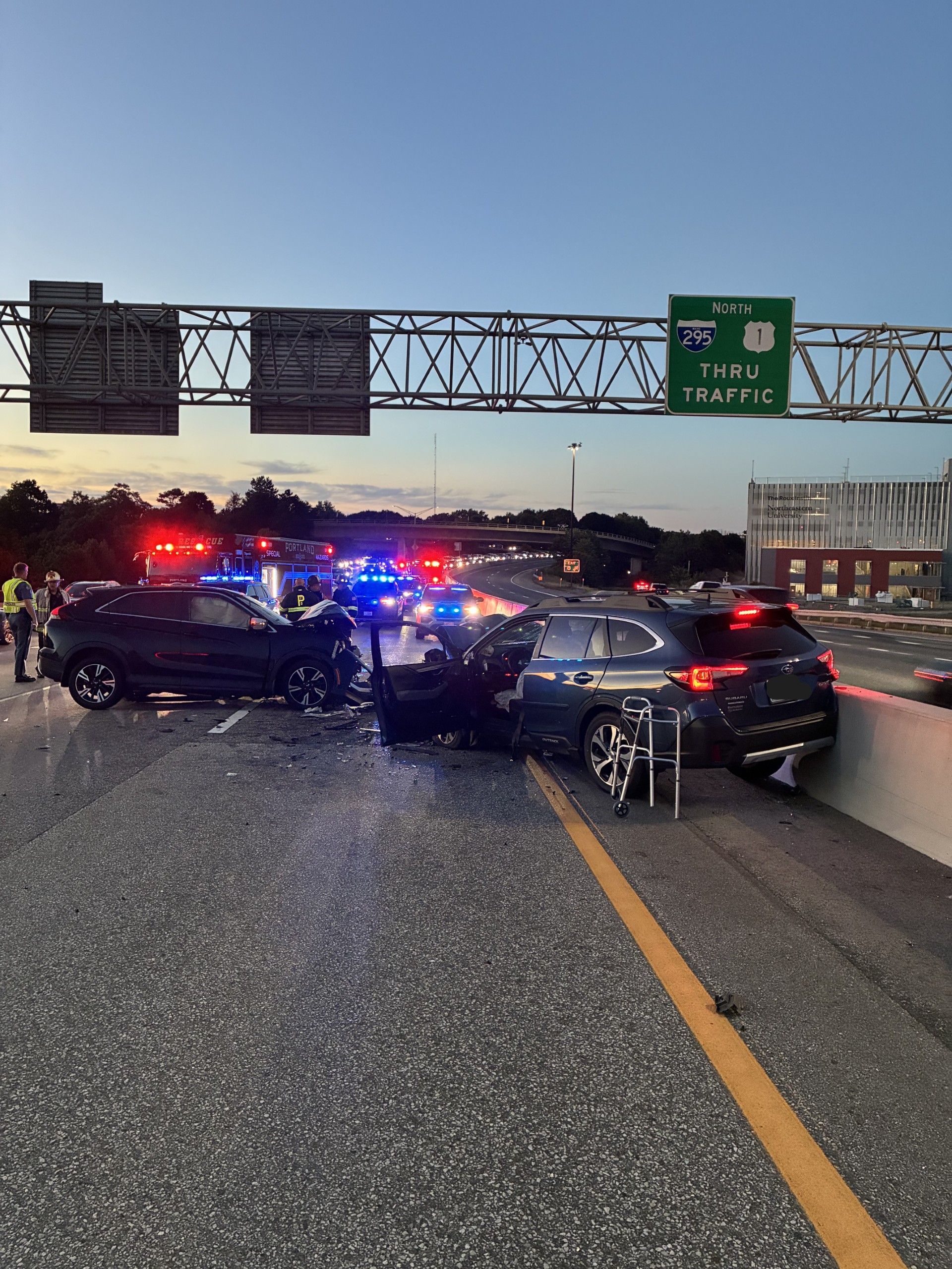 3 Seriously Injured in I-295 Head-on Crash in Portland 3 Seriously Injured in I-295 Head-on Crash in Portland