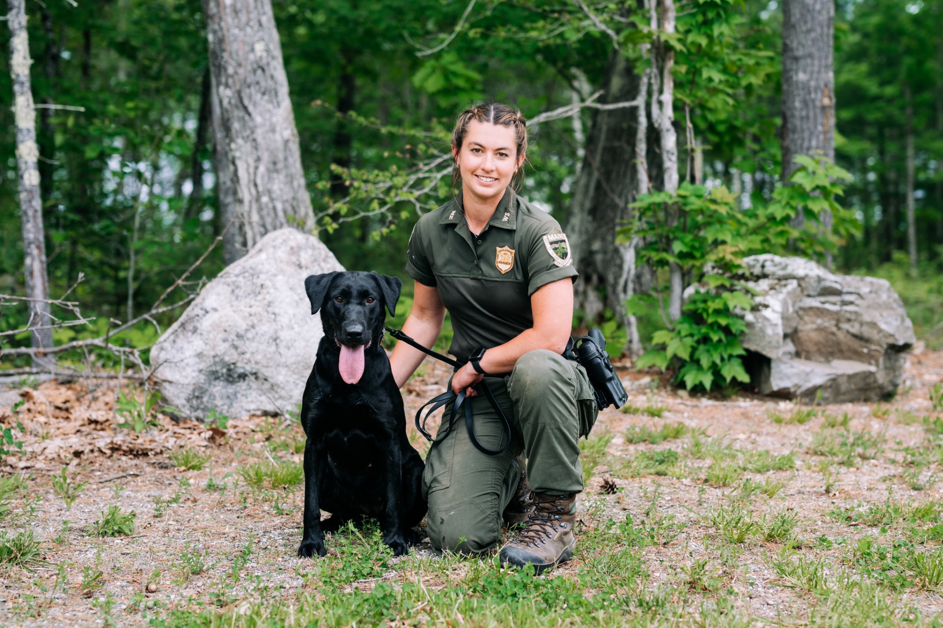 Warden and K-9 Locate Missing Man in Montville