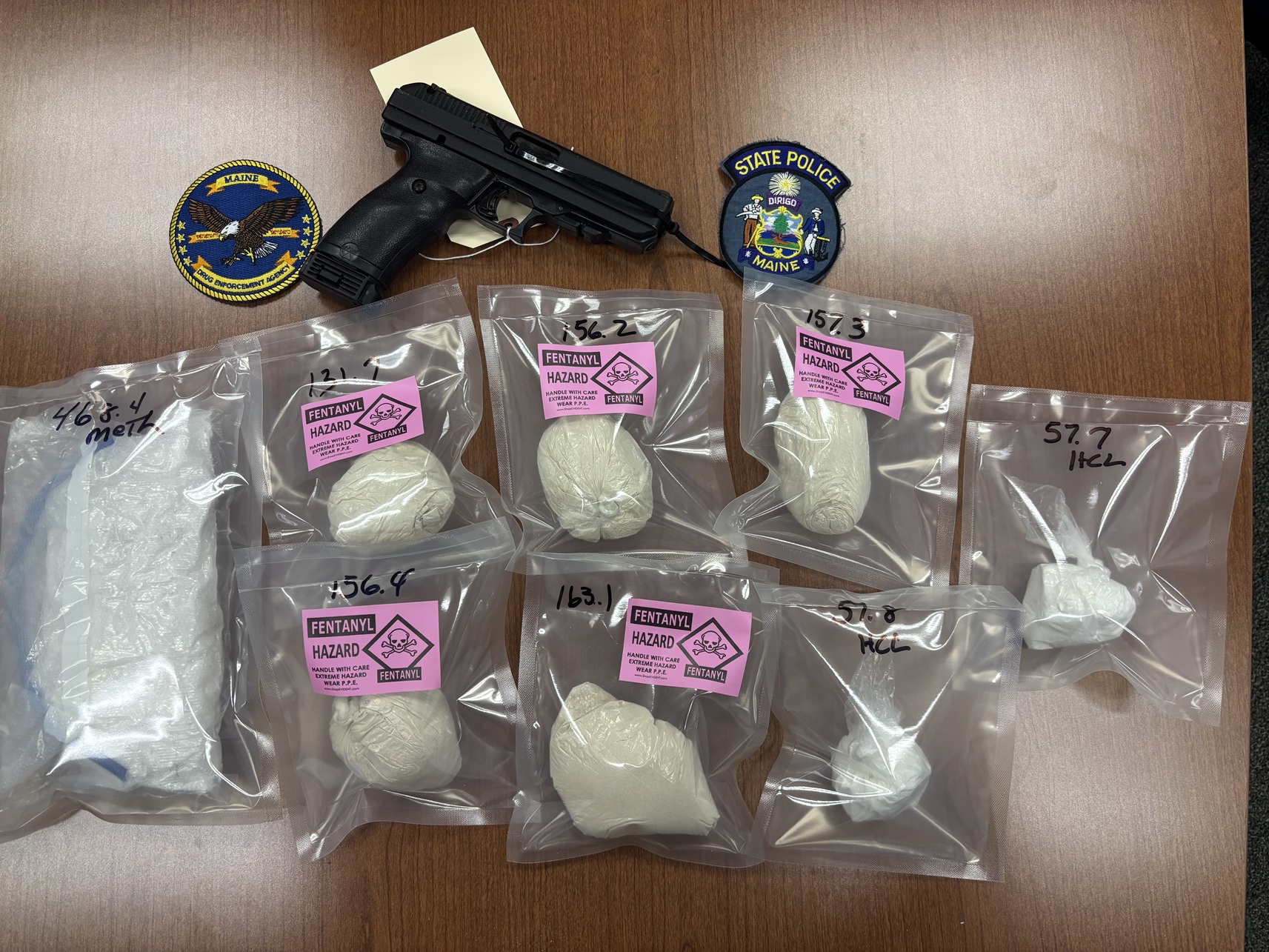 Gardiner man charged after drug agents seize meth and fentanyl from home Gardiner man charged after drug agents seize meth and fentanyl from home