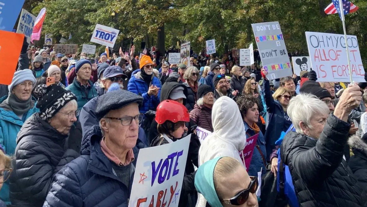 Massachusetts Sen. Warren Joins Troy Jackson, Hannah Pingree at Portland Rally