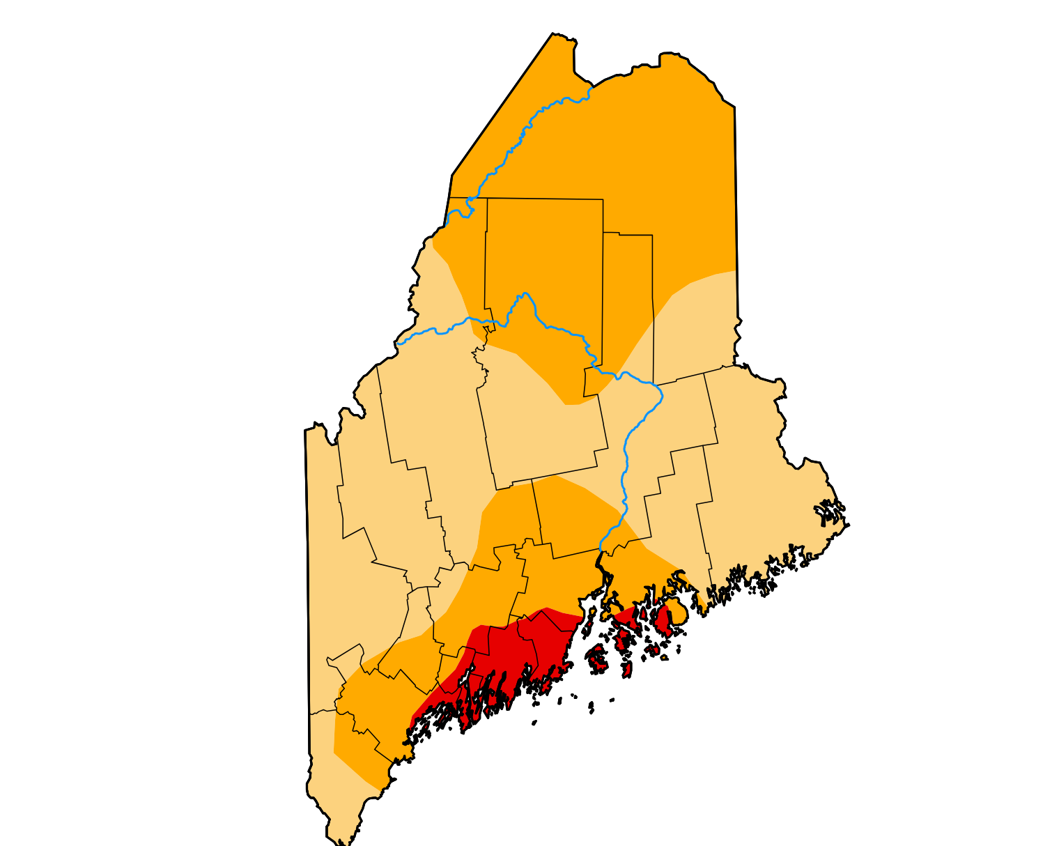 Drought Conditions Continue to Cover All of Maine Drought Conditions Continue to Cover All of Maine