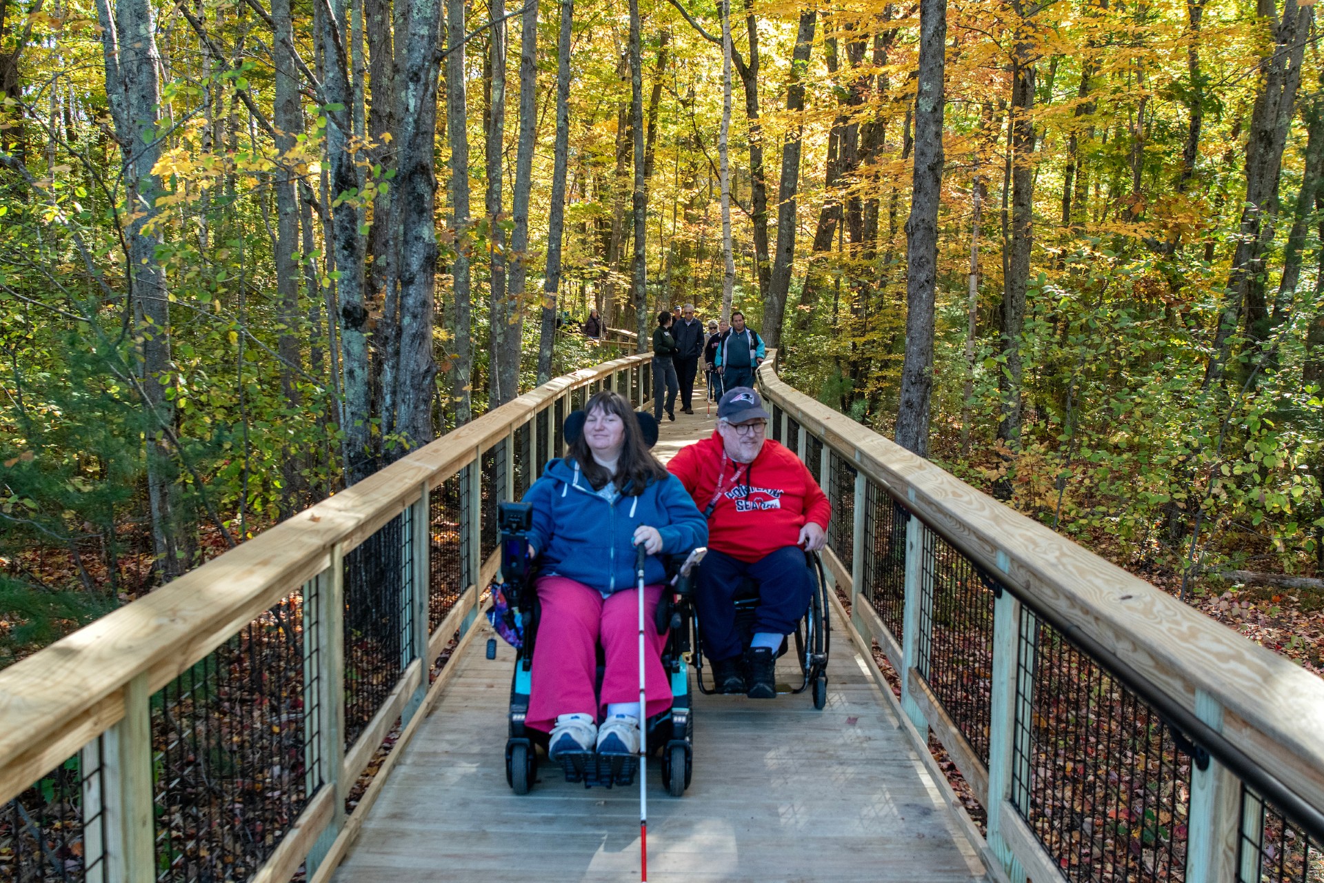 New trail offers handicap-accessible glimpse of Maine wildlife in Falmouth New trail offers handicap-accessible glimpse of Maine wildlife in Falmouth