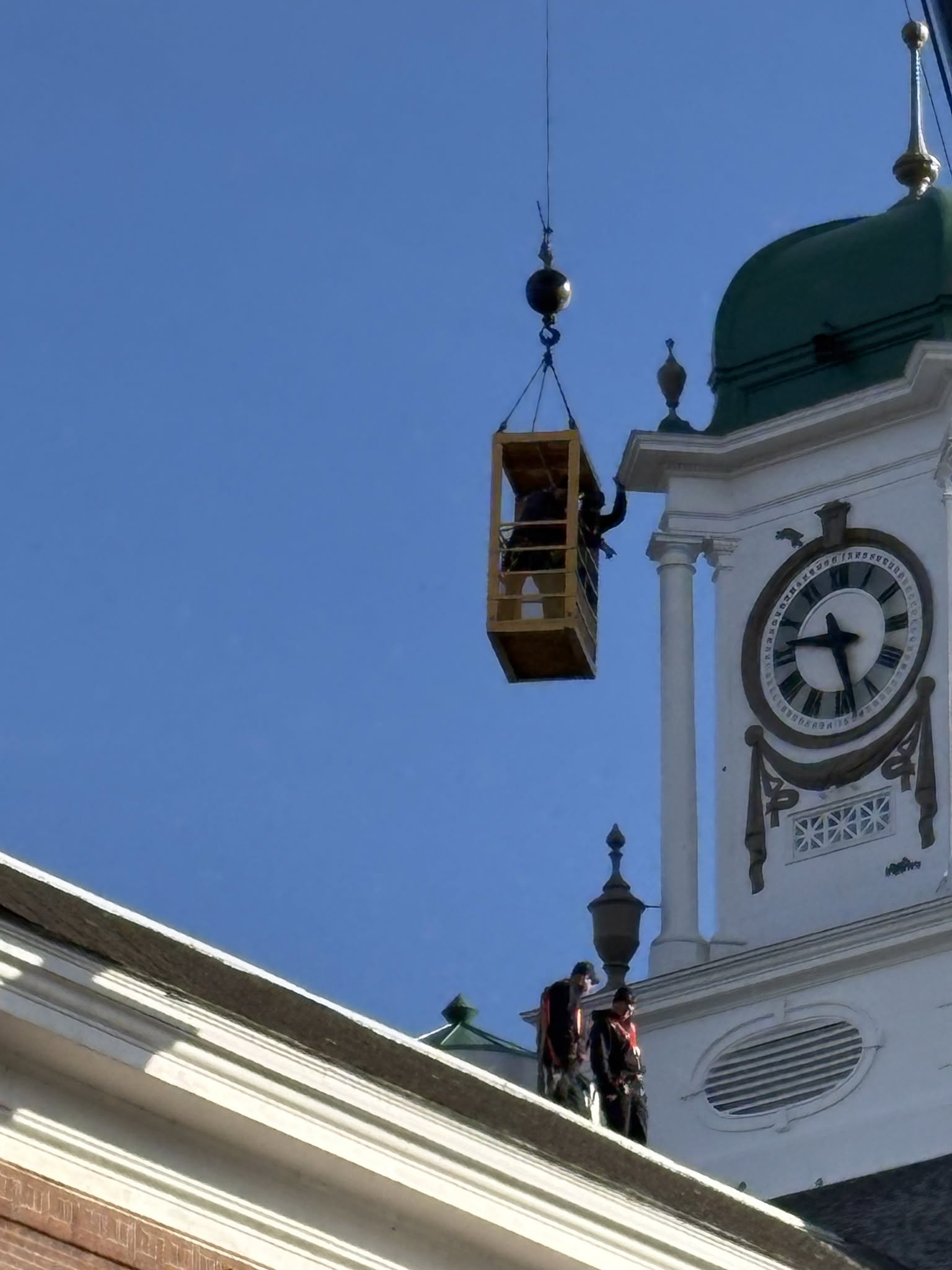 Rumford police investigate apparent gunfire damage to clock tower Rumford police investigate apparent gunfire damage to clock tower